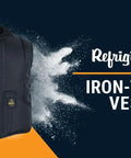 Men's Tough As Nails Cold Weather Safety Vest High Viz Lime ANSI Class Two Rated Down To Minus Fifty Degrees Insulated Collar Water Repellent Tear Proof Daily Grind Workwear Medium displayed against a dynamic background.