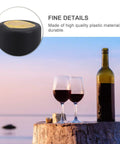 Pro Grade PVC Heat Shrink Capsules For Wine Bottles 100 Pack Black Sealer on wine bottle at sunset