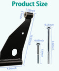 Front A-Arm Assembly Kit With Delta A-Plate For 2004 Plus Club Car Precedent And 2018 Plus Tempo Golf Carts Includes Installed Bushings Easy Fix For Loose Front End On Gas Or Electric Models Driver And Passenger Side. Product size shown with bolts and dimensions