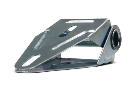 18 GA Narrow Body Garage Door Hinges Galvanized Steel 2 Inch Wide with bracket hole options, side view