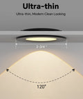 Ultra Slim 12V Led Ceiling Puck Light With Sweet Dimming Controls For Rv Camper Van Trailers, 2.75 inch ultra-thin design.
