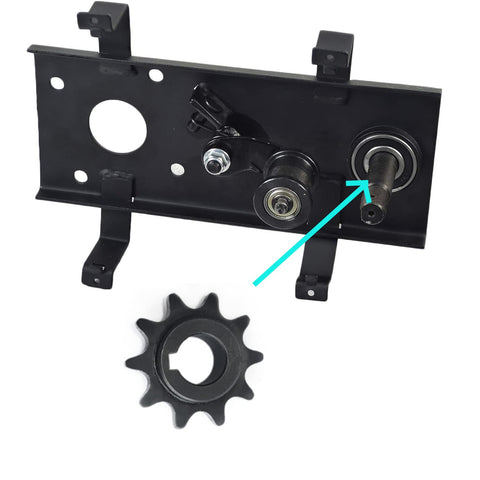 Jackshaft Chain Sprocket Ten Tooth Five Eighth Inch Bore Three Sixteenth Inch Keyway Fits Coleman CT200U EX BT200X CT200U Trail Mini Bike Front Sprocket 40 41 420 Chain Drop-In