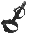 Sturdy Polyester Dive Tank Strap For Scuba Gear Lightweight Elastic Tank Holder That Keeps Your Air Tank Stable On Every Dive Easy On And Off Durable Snorkeling Accessory Designed For Comfort And Long Lasting Use, black color, showing straps and buckles.