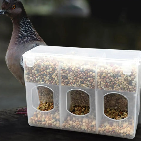 2 Pcs Automatic Hanging Bird Feeder Cups For Small Birds Cage Plastic Quail Parakeet Food Dispenser With Anti-Spill Design Easy Install And Secure Fit For Pet Avian Care Supplies