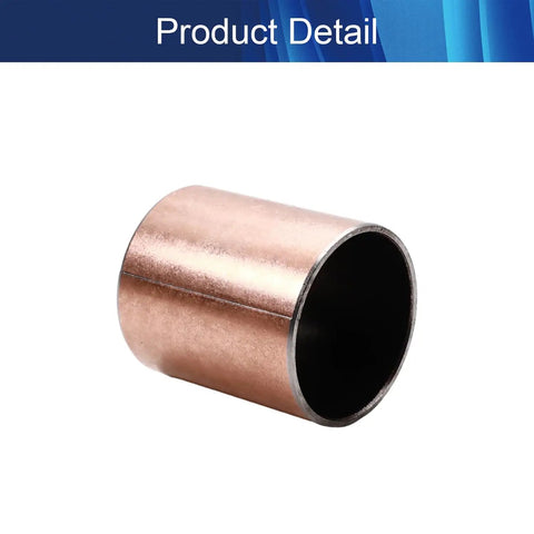 Badass Durability Sleeve Bearing 40Mm Bore X 44Mm Outside Diameter X 50Mm Length Oilless Copper Bushing for heavy machinery, showing copper cylindrical design.
