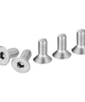 M5 0.8 X 12mm Flat Head Socket Cap Screws Set, 25 Pack, 304 Stainless Steel, Countersunk Hex Socket Bolts With Full Thread, Tough As Nails Fasteners