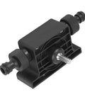Compact Electric Drill Water Pump For Rapid Fluid Transfer showing 15mm port connections for efficient fluid movement tasks.