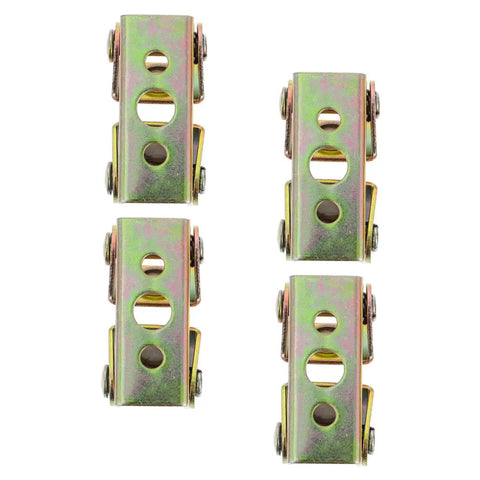 Close-up of 8-Piece Magnetic Welding Clamp Set in stainless steel for precise positioning on surfaces, ideal for fixing parts.