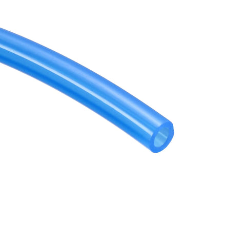 Close-up of Blue PU Pneumatic Air Tubing 4mm OD by 2.5mm ID 19m Long Polyurethane Hose