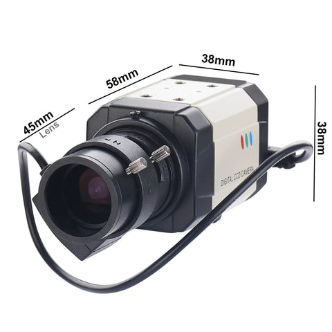 Compact Hd CCTV Camera One Third Inch CCD 960H 1000TVL Auto Iris Varifocal 2.8 To 12mm Bullet Box Indoor Outdoor Surveillance