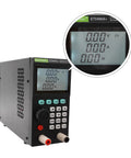 Hardcore Programmable DC Load Tester For Power Labs And DIY Builds, 200W 0-20A 0-120V Battery Tester With All Round 4 Core Modes And 5 Advanced Tests, Delivers Ultra Fine 1mV and 1mA Readings For Precise Power Supply Checks. Front view with display and controls