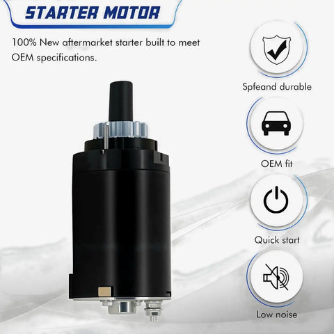 Starter Motor For Courage Engine Fits Cub Cadet And Toro Tractors 18 19 21 HP 12V CCW Replaces 20 098 01 20 098 01S