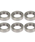 Beefed-Up Lightweight Steel Ball Bearings 15x24x5mm For 1/7 RC Cars And ZD Racing MX-07, set of six bearings