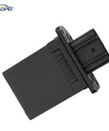 Beefy Plug-And-Play Blower Motor Resistor Replacement For Ford F-150 F-250 F-350 Super Duty Expedition Escape Mustang Mercury Mariner Lincoln Mark LT Replaces YH-1715 3F2Z-18591-AA Easy Install Durable HVAC Climate Control Component, black resistor close-up