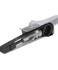 Compact Mini Air Belt Sander With Variable Speed Pneumatic Angled Grip Includes Two Sanding Belts Slick Handheld Power Tool.
