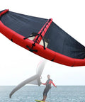 Portable Windsurfing Inflatable Wing For Foil Surfing And Kitesurfing Handheld 5 Square Meter Wing With Durable TPU on ocean
