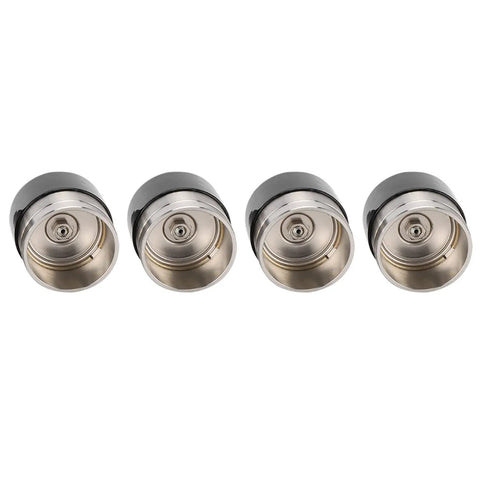 Stainless Steel Boat Trailer Hub Bearing Kit 4 Pieces 1.98 Inch With Protective Cover And Grease Fitting For 4 And 5 Bolt Hubs Marine Wheel Bearings