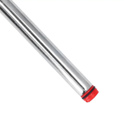 Close-up of the stainless steel hose attachment for the Top Notch Portable Transfer Pump For 20L Drums That Handles Engine Oil And Fluids With ease.