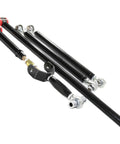 Rear Control Arm Kit With Adjustable Upper And Lower Arms And Panhard Bar For 2005 2014 Mustang S197 Chassis Upgrade Your Ride With Easy Alignment Stiffer Handling And Smooth Street To Track Performance black steel arms with bushings