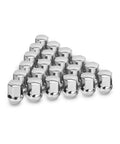M14x1.5 Chrome Lug Nuts Set Of 20 One Piece Conical Seat OEM Replacement For Ram 1500 Jeep Wrangler JL Grand Cherokee Dodge Charger