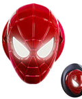 Red Zinc Alloy Spider-Man themed Ignition Button Cover for Cars, Push To Start Ring, anti-scratch, fits 99% vehicles, close-up view