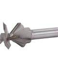 Solid Wood Tongue And Groove Router Bit With 3 Flutes, 12.7mm shank, ideal for cabinet making and millwork projects.