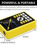 Pocket Sized Handheld Oscilloscope With 100MHz Bandwidth And 500MSaS Sampling For DIY Electronics Gearheads, 2.4 Inch TFT Display