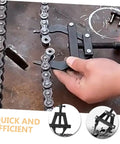 Slick Adjustable Motorcycle Chain Tensioner Tool Hella Tough Bike Chain Tightener adjusting motorcycle chain with heavy steel clamp