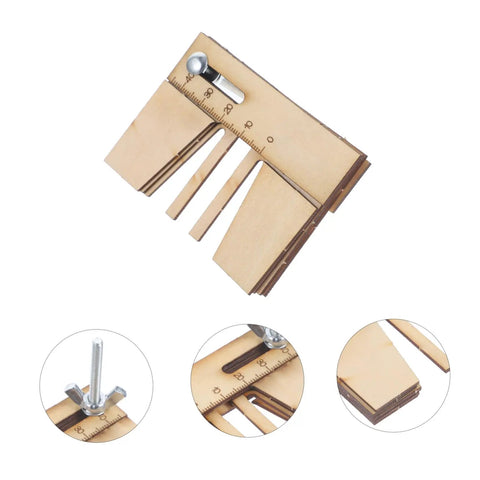 Wooden Mooring Tool For Sailing Model Kits Handy Assist Device For Secure Boat Model Assembly Lightweight Fixed Tool With Scale