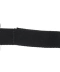 Premium Solid Durable Armband Badge Holder With Hella Secure Stretchy Strap And Easy Hook Loop Fastener For Work Credentials Cards And Passes One Size Fits on a black strap with transparent sleeve.