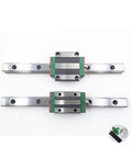 4 Piece Bearing Steel Carriage Slider Set For HGH Series Linear Guides And HGR Rails, Smooth Low Backlash Motion Components For CNC Machines, 3D Printing, And Rail Motion Systems, HGW20CC Compatible on rail