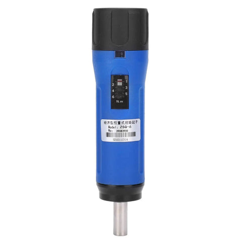 Budget-Friendly Preset Portable Screwdriver With Replaceable Bits For Precision Instruments And Machinery Manufacturing, Handy Hand Tool With Auto Forward And Reverse Switching And Audible Alarm, blue body
