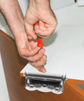 Installing Self Closing Door Hinges With Automatic Spring Load 2.7 Inch Stainless Steel 3 Pack With Screws Silver Finish