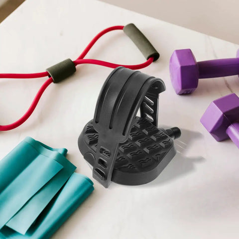 Replacement Bike Pedal Plates For Exercise Bike Beefy Heavy Duty Folding Pedals With Straps Built To Last Durable