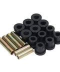 Rear Leaf Spring Bushing Kit 4 Pack Sleeve And Pin Set Replacement For Precedent 2004 And Up And Tempo 2018 And Up Gas Electric Durable Rubber And Metal black bushings with metal sleeves