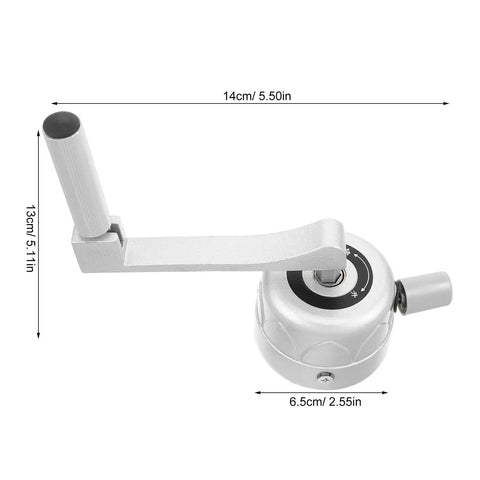 Indoor Metal Clothes Hanger Lift Crank Replacement Handle For Balcony Laundry Drying Rack Repair White Plastic And Metal Spare Part Ergonomic Design Space Saving Easy Install No Fuss Accessory, 14cm handle
