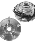 8 Piece Front Wheel Bearing Hubs Kit For Jeep Wrangler 2011 2012 2013 2014 2015 2016 2017 And 2018 JK Includes 2 Front Hub Assemblies