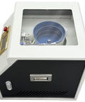 Automatic Terminal Crimping Machine With Color Touch Screen And Auto Vibratory Bowl Feeder for Ferrule Crimping Tool, top view.