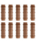 10 Pack Half Inch Barbed Couplings For Drip Irrigation Tubing Soaker Hoses And Sprinkler Lines Easy Tool Free Installation Leak Resistant Connectors Compatible With Rain Systems And Most Garden Watering Setups