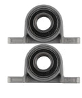 Premium 1 Pair Bearings 20 Mm Id Fits Rear Axle Frame With Mount Go Kart Parts Replacement Hybrid Material Ensures Smooth Rotation Long Lasting Wear Resistance Sealing Protection Blocks Dust To Keep Your Rig Running Reliable For Service Life. Pair of P004 mounted go kart axle bearings