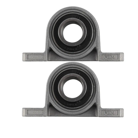 Premium 1 Pair Bearings 20 Mm Id Fits Rear Axle Frame With Mount Go Kart Parts Replacement Hybrid Material Ensures Smooth Rotation Long Lasting Wear Resistance Sealing Protection Blocks Dust To Keep Your Rig Running Reliable For Service Life. Pair of P004 mounted go kart axle bearings