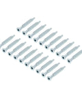 Confirmat Screw Set 5x40mm Hex Socket Wood Screws Zinc Plated 20 Pieces For Strong Furniture Joints And DIY Projects Pro Grade