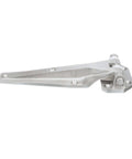 Heavy Duty Left-Hand Walk-In Cooler Door Hinge With Flush Offset Satin Stainless Steel, Corrosion-Resistant Marine Grade