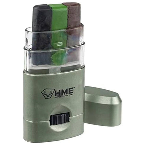 3 Color Camo Face Paint Stick For Hunting With Mess Free Application Long Lasting Concealment Makeup in green casing