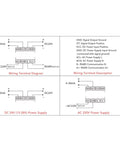 Schematic wiring diagram for 4 To 20mA Current Loop Signal Generator with Digital Display and adjustable 0 To 22mA output for calibration.