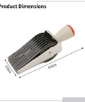 Workhorse Heavy Duty Industrial Metal Stamping Tool With Easy Peasy Adjustable Date Bands, measuring 6.6in by 2.05in.