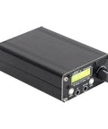 8 Band HF SSB QRP Radio Transceiver With LCD SDR Full Mode CW FT8 JS8 FT4 Compatible Digital Modes, black metal casing