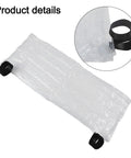 Heavy Duty EV Charging Rain Cover Keeps Your Gear Bone Dry Underneath Tough Umbrella Cloth Shields Car Charger And Power Strip From Snow Or Torrents Large Size Makes Charging Go Sweet Outside, with black straps.