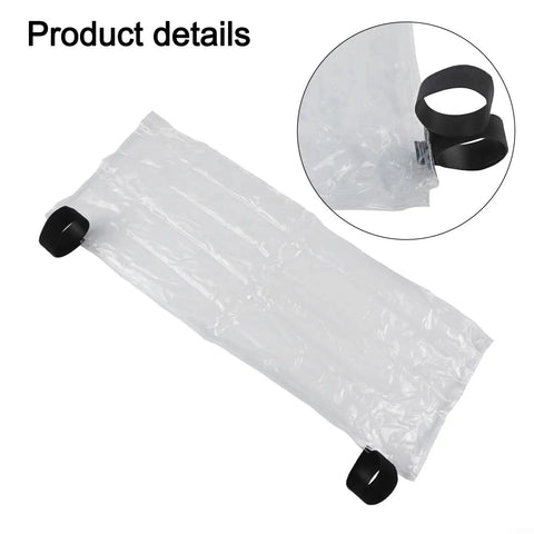 Heavy Duty EV Charging Rain Cover Keeps Your Gear Bone Dry Underneath Tough Umbrella Cloth Shields Car Charger And Power Strip From Snow Or Torrents Large Size Makes Charging Go Sweet Outside, with black straps.
