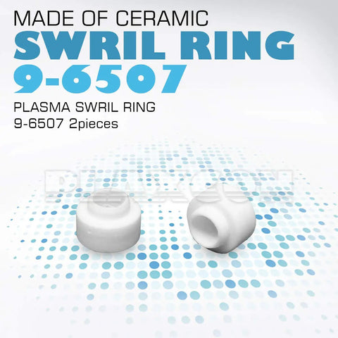 All In One Plasma Cutting Consumables Kit 23 Pieces For Thermal Dynamics PCH Series Torches Ceramic Swirl Rings